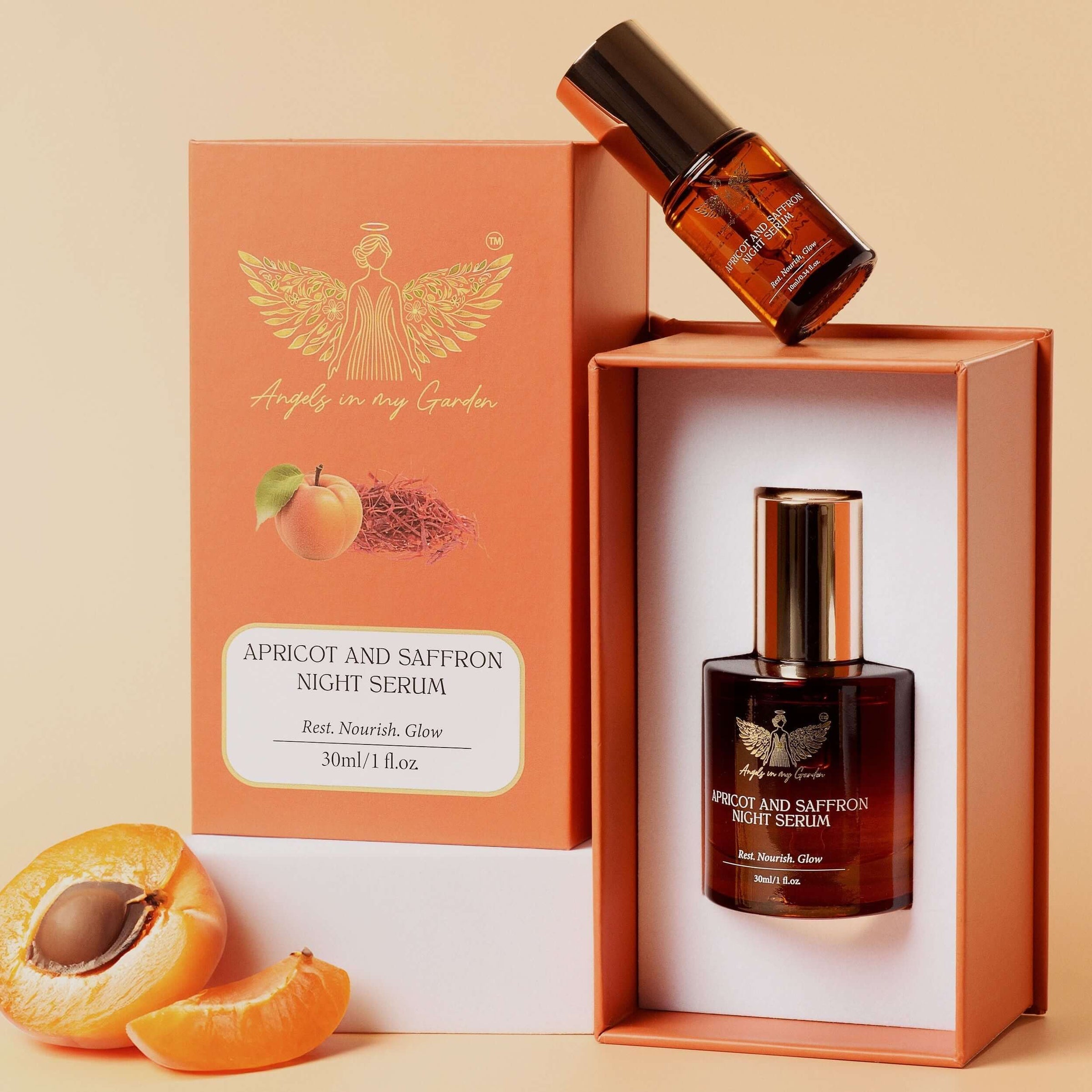 Saffron Serum - Apricot & Saffron Multipurpose Night Serum 