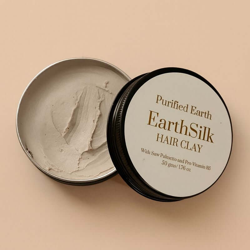 Earth Silk Hair Clay - Natural Hold & Matte Finish