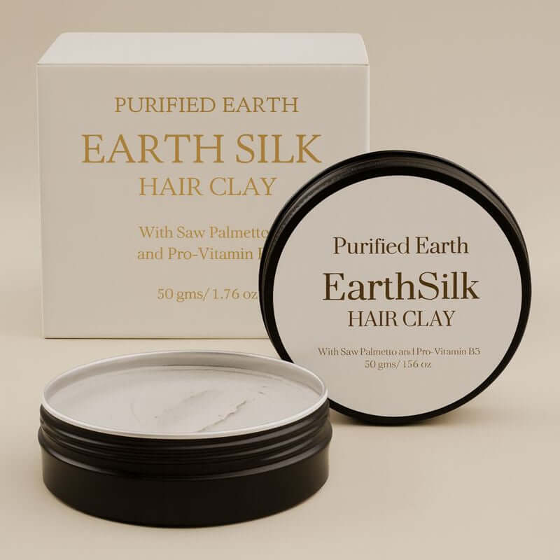 Earth Silk Hair Clay - Natural Hold & Matte Finish
