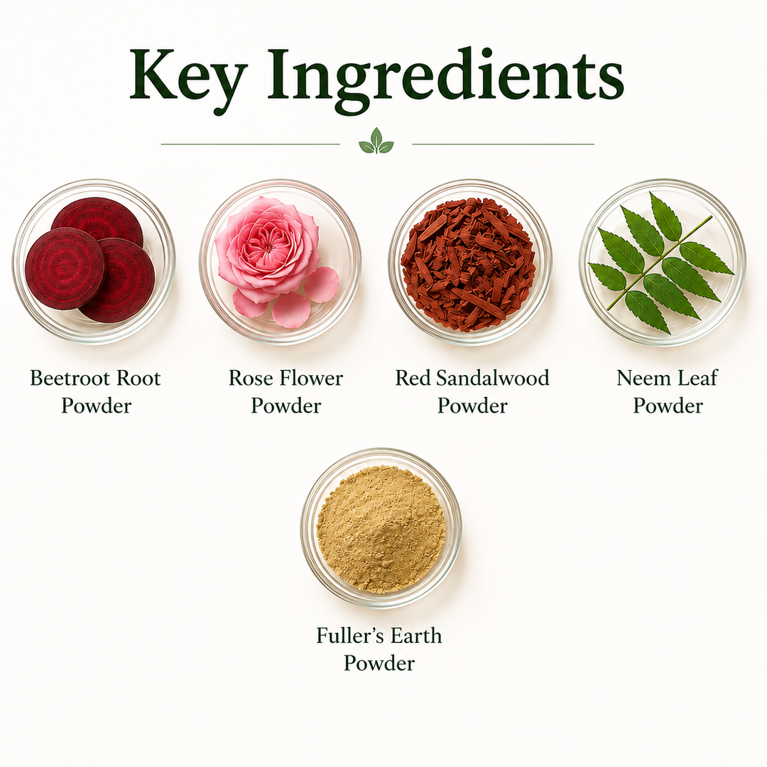 DIY Beetroot and Rose Face Pack