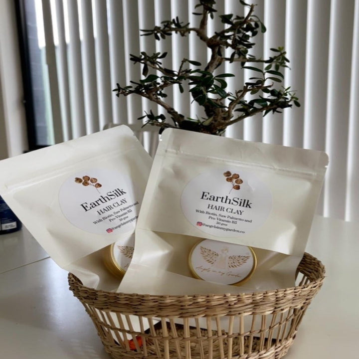 Earth Silk Hair Clay with Saw Palmetto and Pro- Vitamin B5