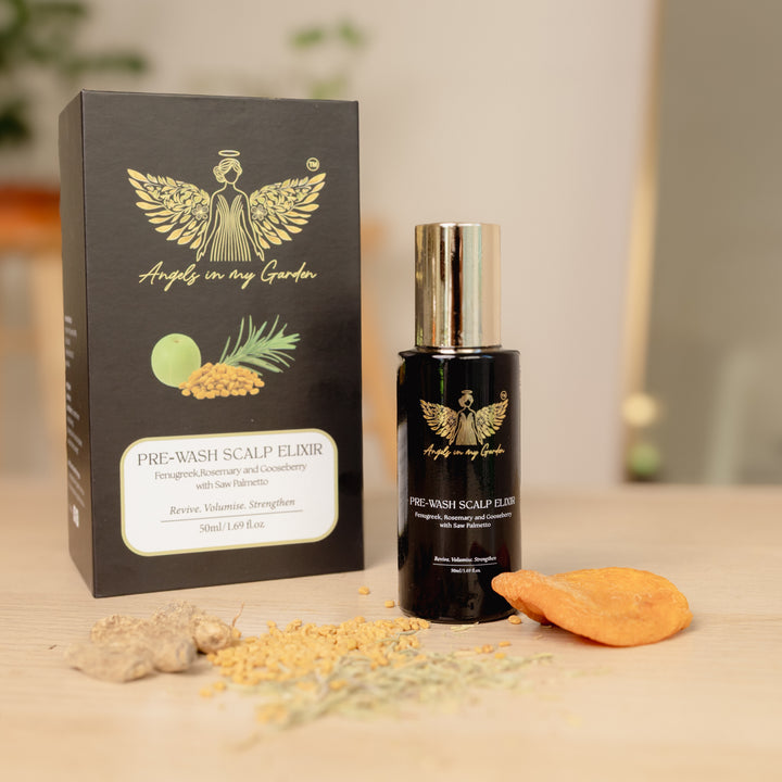 Pre-Wash Scalp Elixir with Black Turmeric & Fenugreek